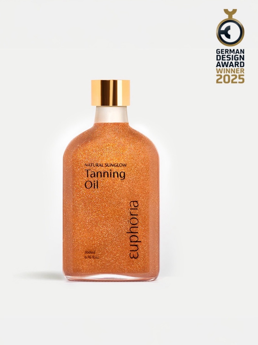Euphoria Bliss Natural Sunglow Tanning Oil - Shimmery Bronze 200ML